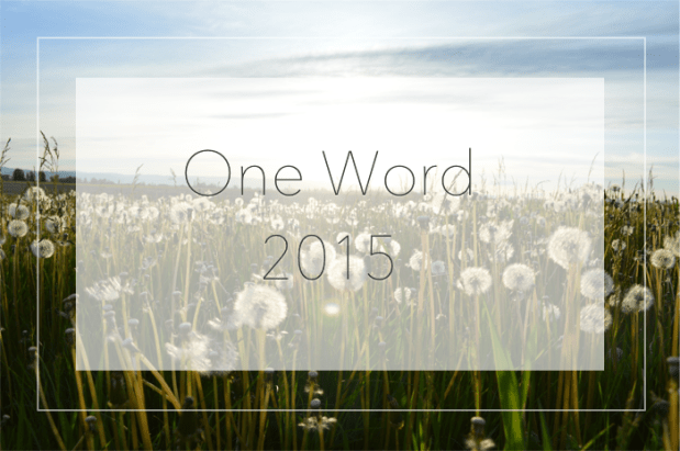 One Word 2015 Banner